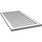 Ekena Millwork Vertical Surface Mount PVC Gable Vnt: Non-Functional, w/2"W x 1-1/2"H, Brickmould Frame, 22"W x 40"H GVPVE22X4002SN - alternate 2